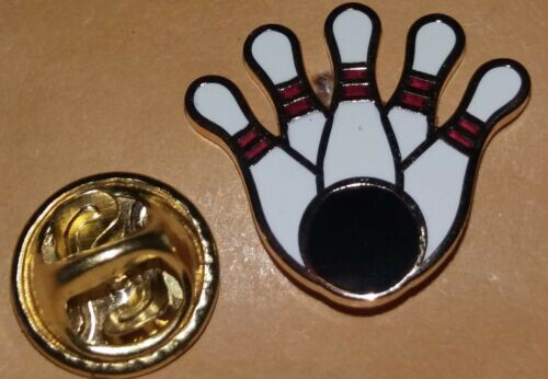 Pin bowling lapel badge - pin,
