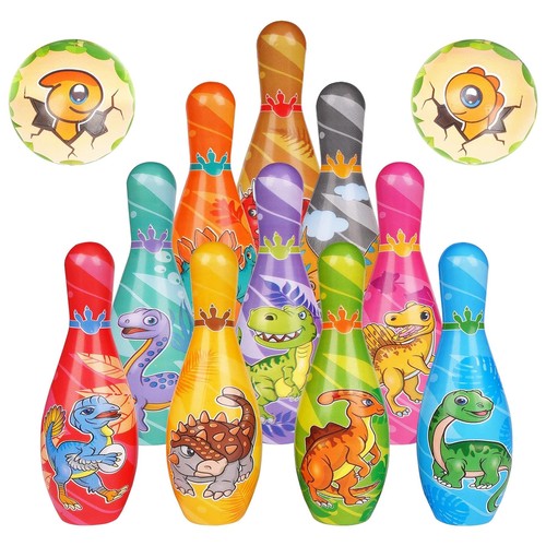 Kids bowling set dinosaur - bowling,