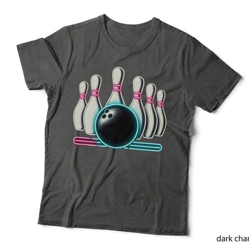 Bowling strike neon - bowling,