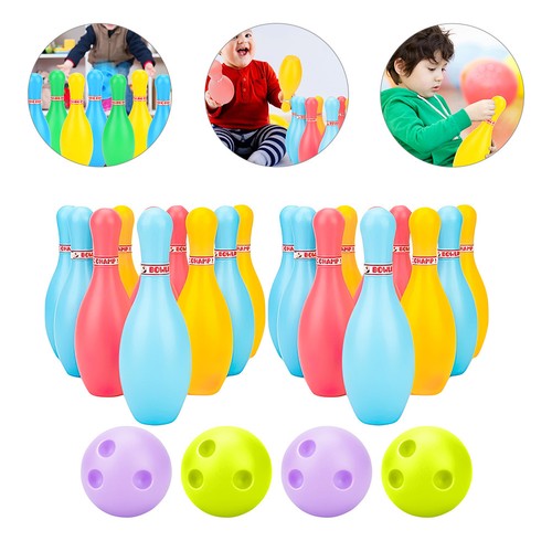 Reusable toddler bowling - toddler, set