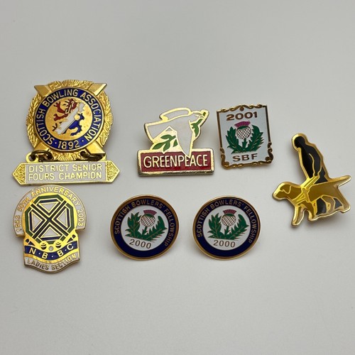 Vintage enamel pin - enamel, badge