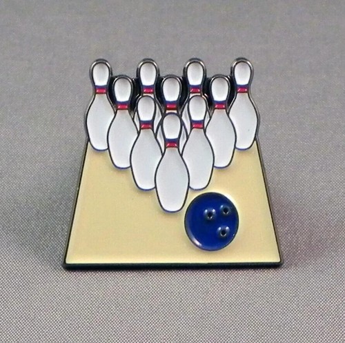 Ten pin bowling enamel - bowling,