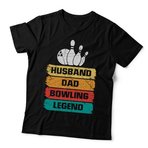 Husband dad bowling legend - husband,