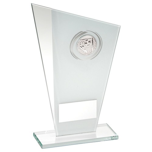 White silver glass with - white/silver,