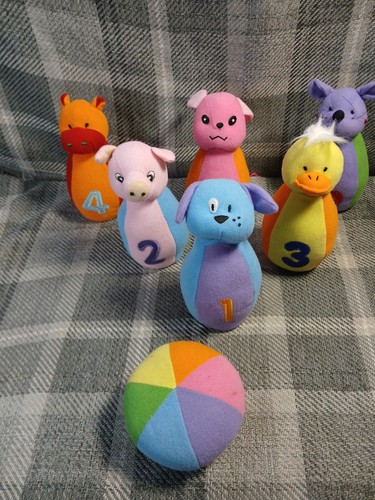 Soft toy skittles bowling - toy,