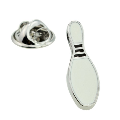Bowling pin lapel badge - pin,