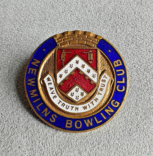 Newmilns bowling club enamel - -,