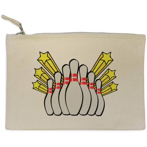 Bowling pins canvas - 'bowling, zip