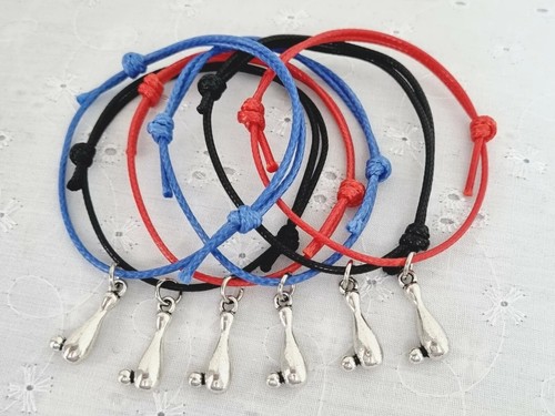 Bowling friendship bracelets - 6,