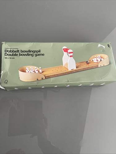 Table top double bowling game - table,