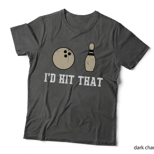 Bowling ball and pins - pins, t-shirt
