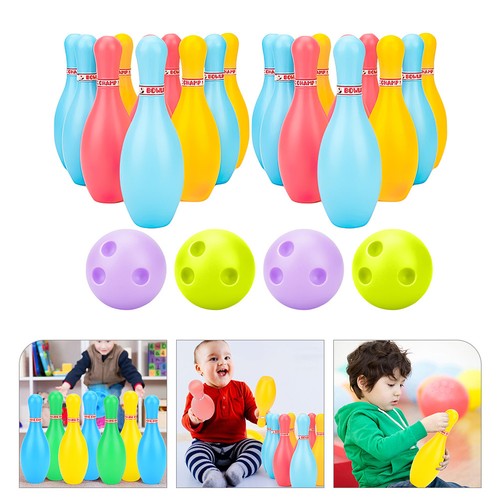 Toddler bowling set reusable - toddler,