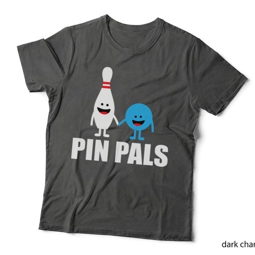 Bowling pin pals shirt - bowling, cute