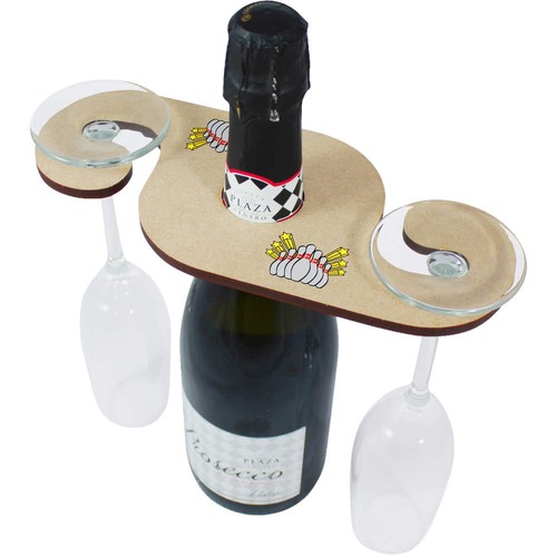 Bowling pins wine glass - 'bowling,