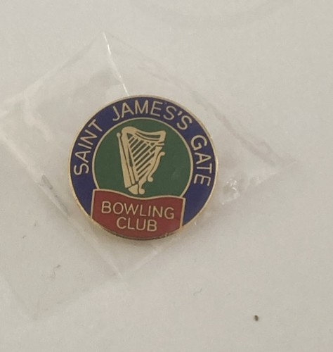 Bowling club pin badge - club,