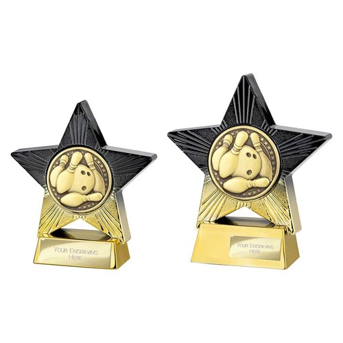 Ten pin bowling trophies - pin,