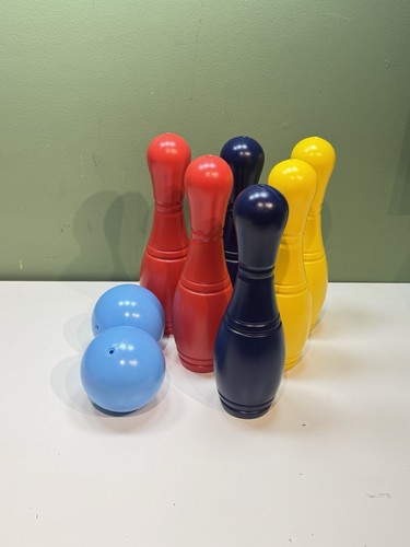Plastic bowling set - set, red
