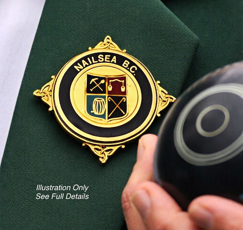 Nailsea enamel badge pin - nailsea,
