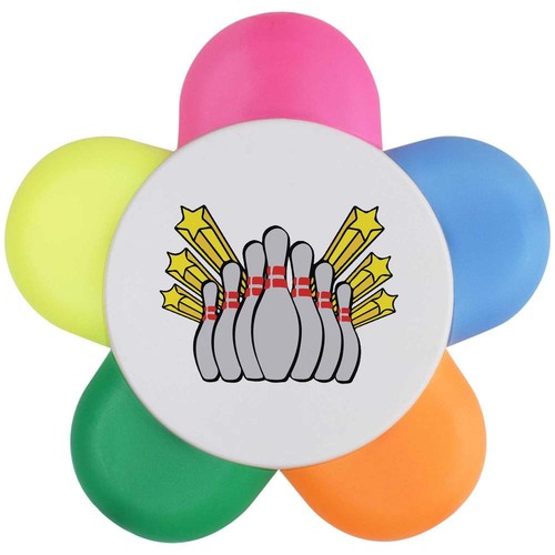 Bowling pins flower shaped - pins',