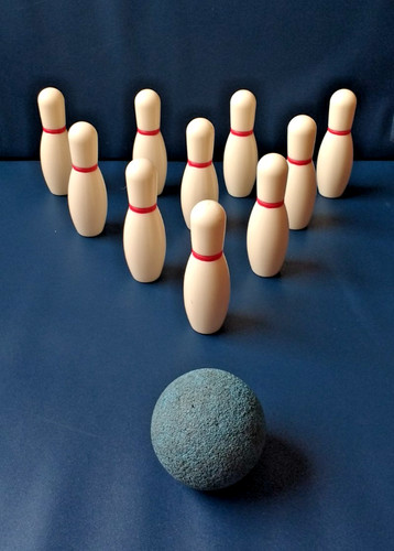Bowling pins ball set - 1, ball,