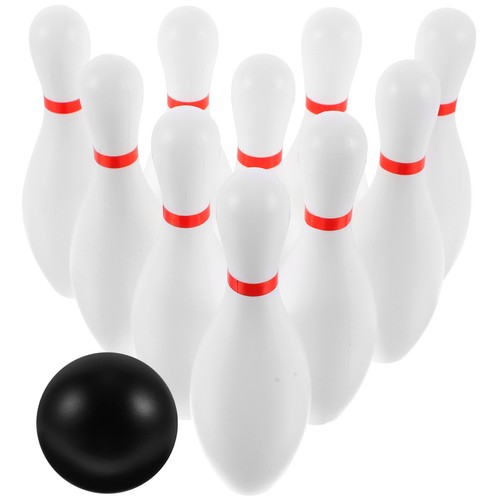 White kids bowling set - white,