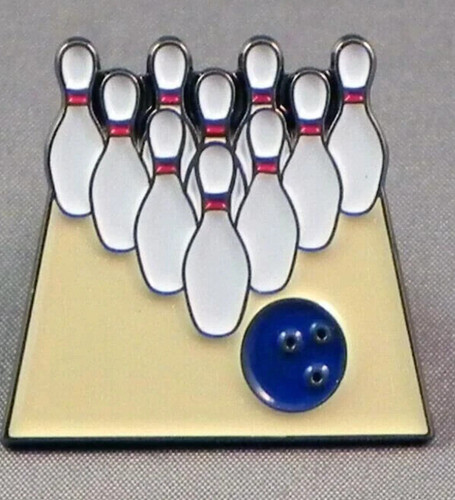 Ten pin bowling - , badge