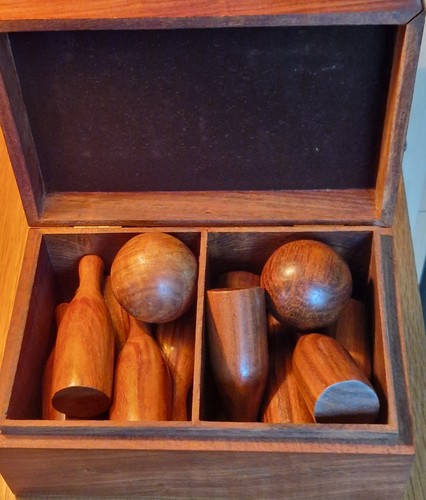 Ten pin bowling set - in, woodan