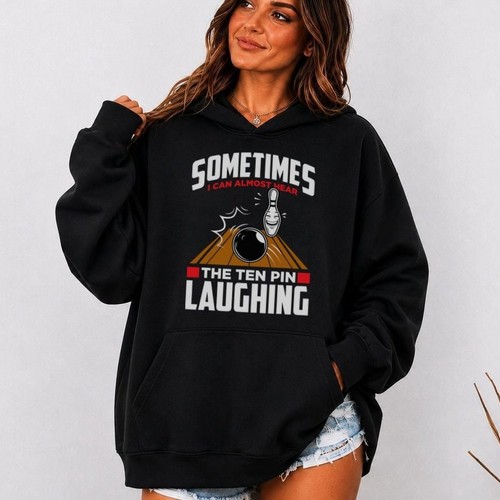 Funny bowling hoodie ten - ten, pin