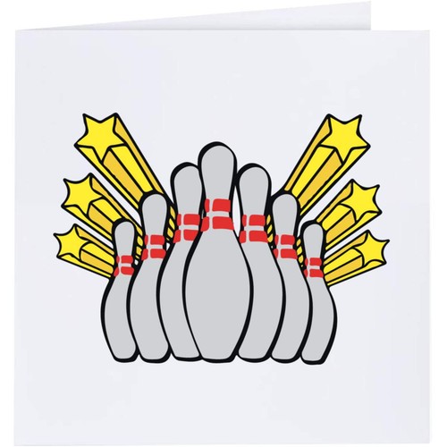 Bowling pins greeting - pins', /