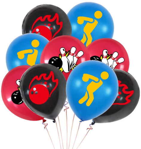 Bowling balloon birthday - birthday, party