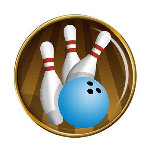 Pin bowling badge - 10,