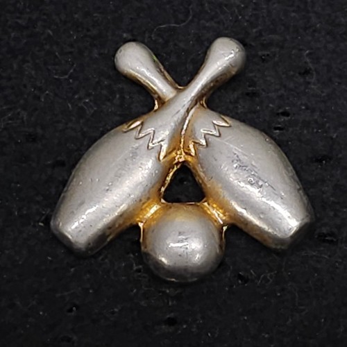 Bowling pins ball tie tack - pins,