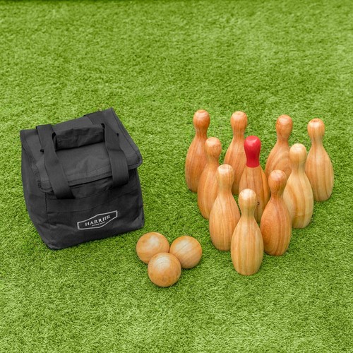 Harrier wooden skittles set - harrier,
